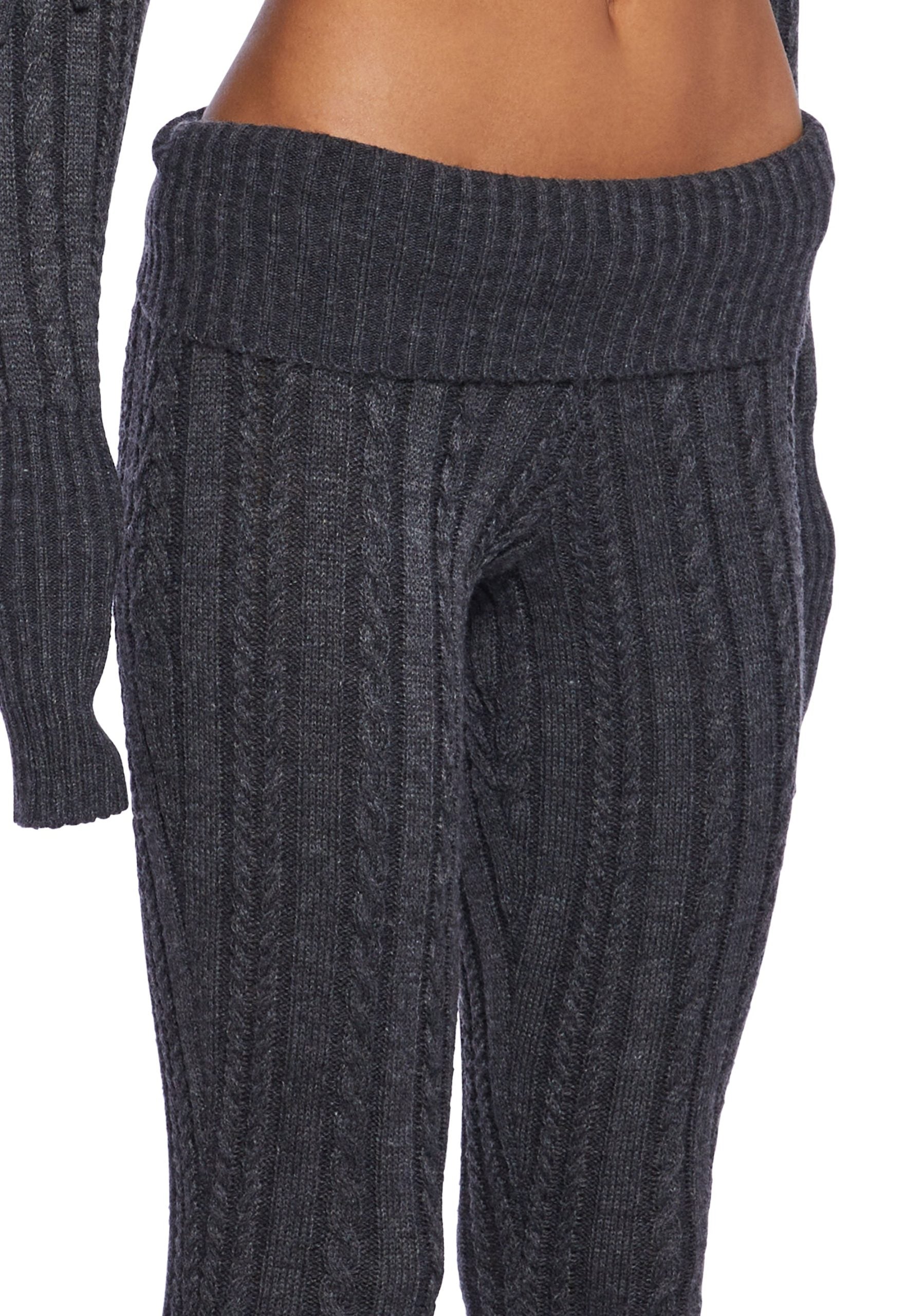 Deep Thoughts Flare Pants – Gray
