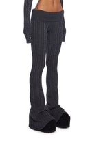Deep Thoughts Flare Pants – Gray