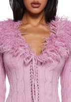 Covet Cable Knit Cardigan
