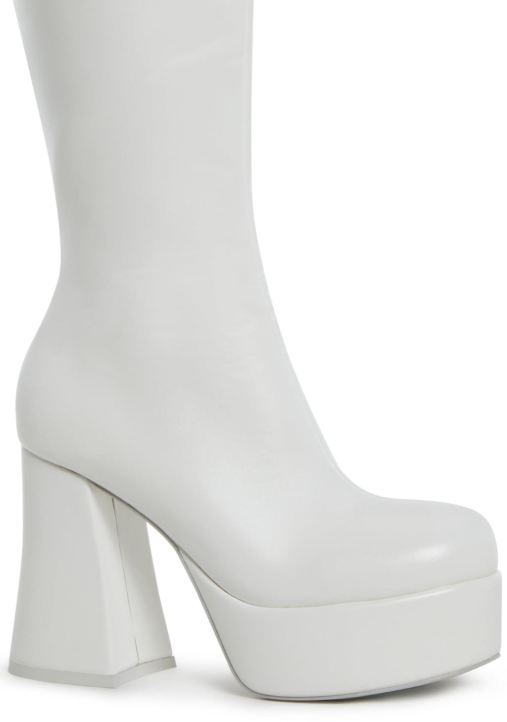 Flirty Flair Go Go Boots – White