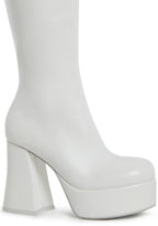 Flirty Flair Go Go Boots – White