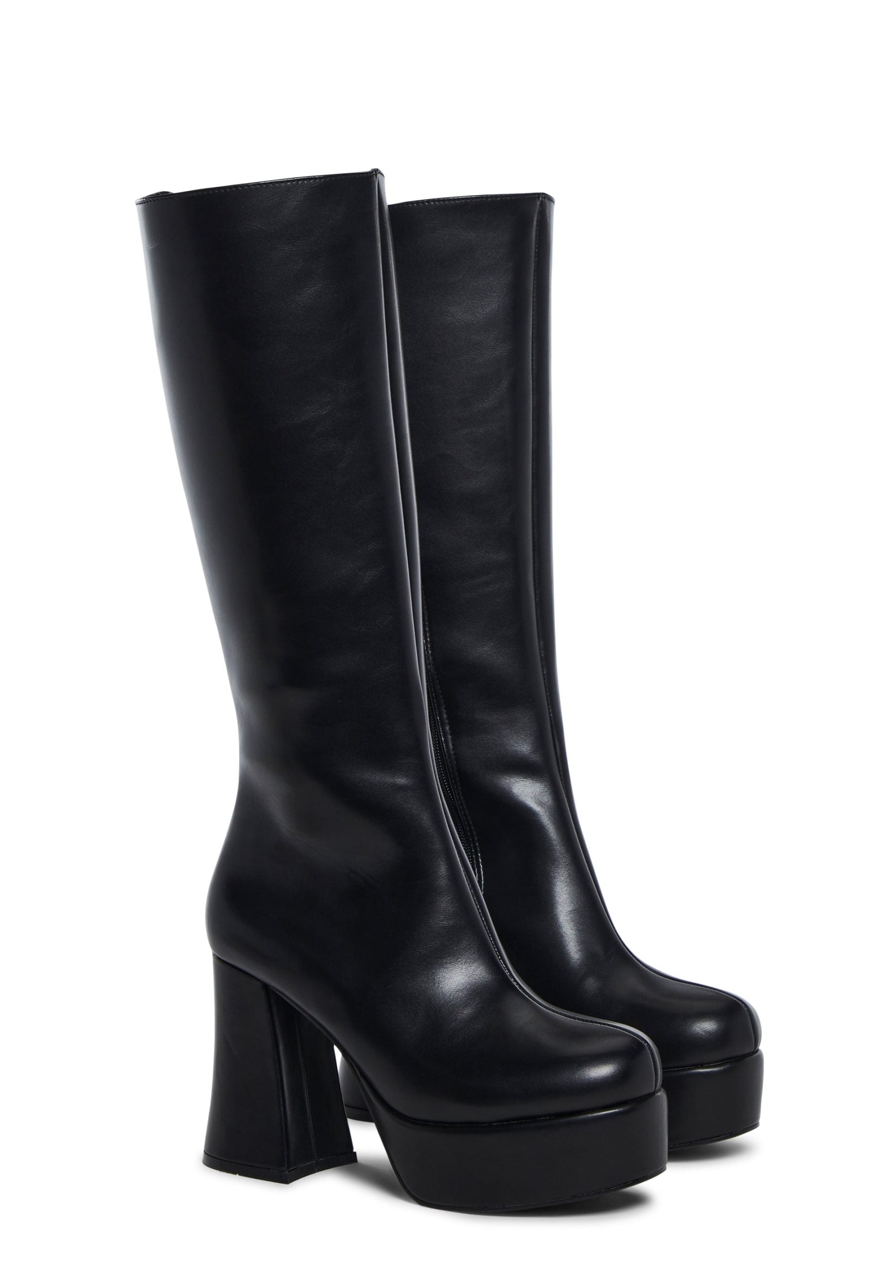 Flirty Flair Go Go Boots – Black