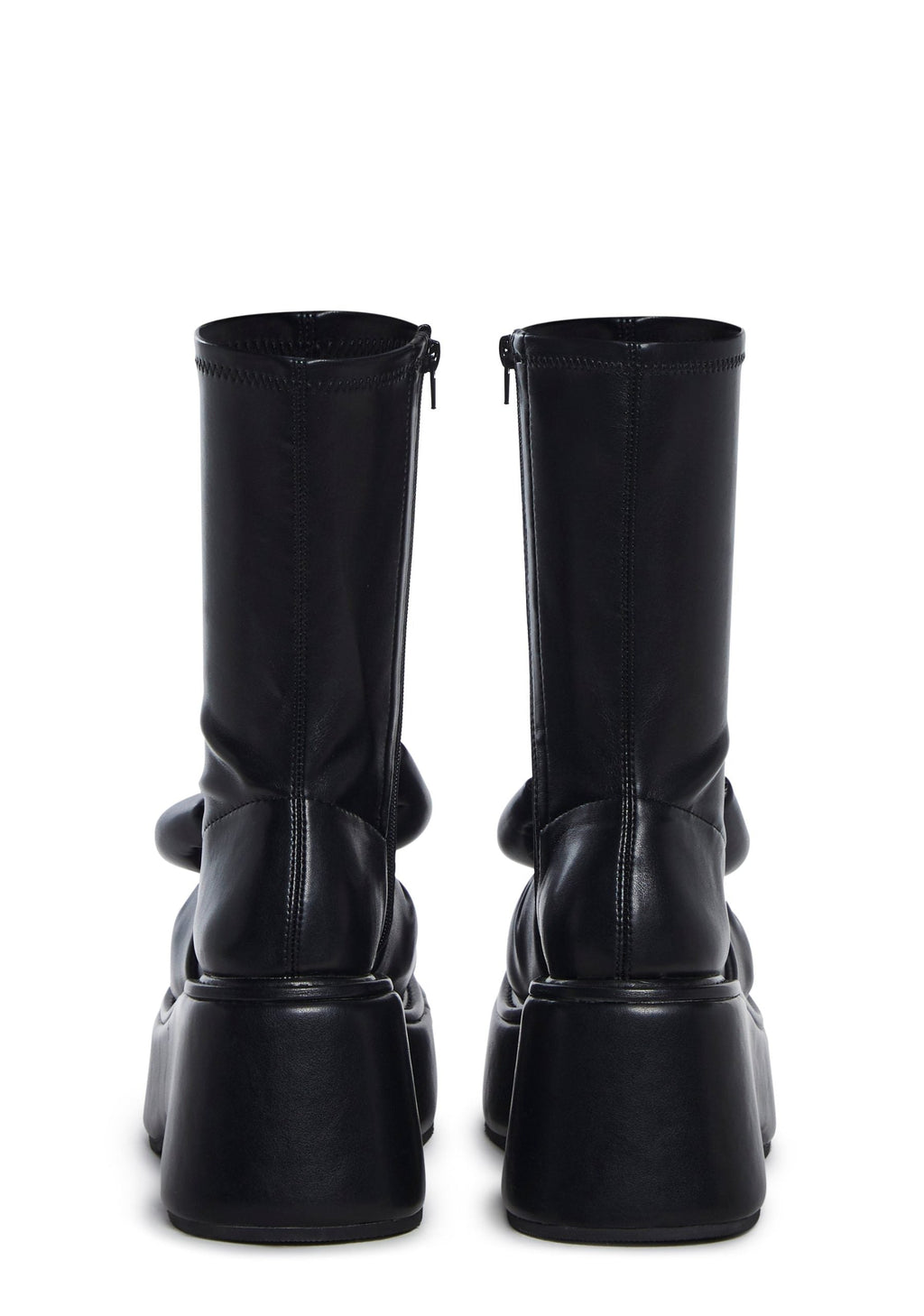 Make It Mine Bow Booties – Black