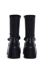 Make It Mine Bow Booties – Black