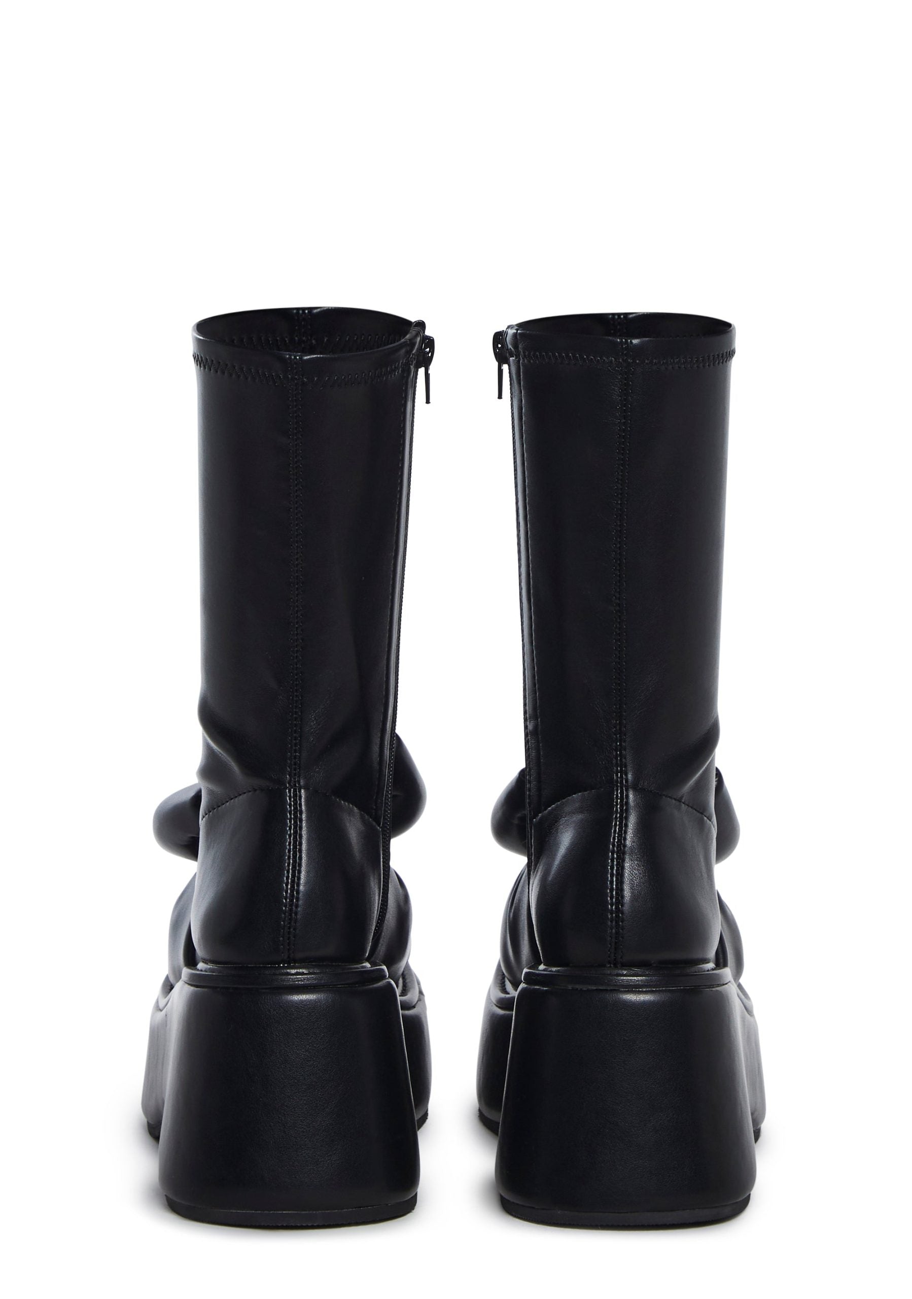 Make It Mine Bow Booties – Black