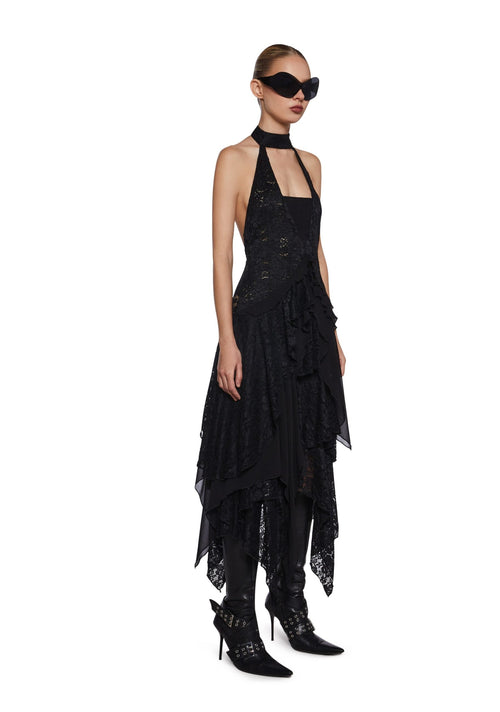 Assertive Beauty Lace Midi Dress