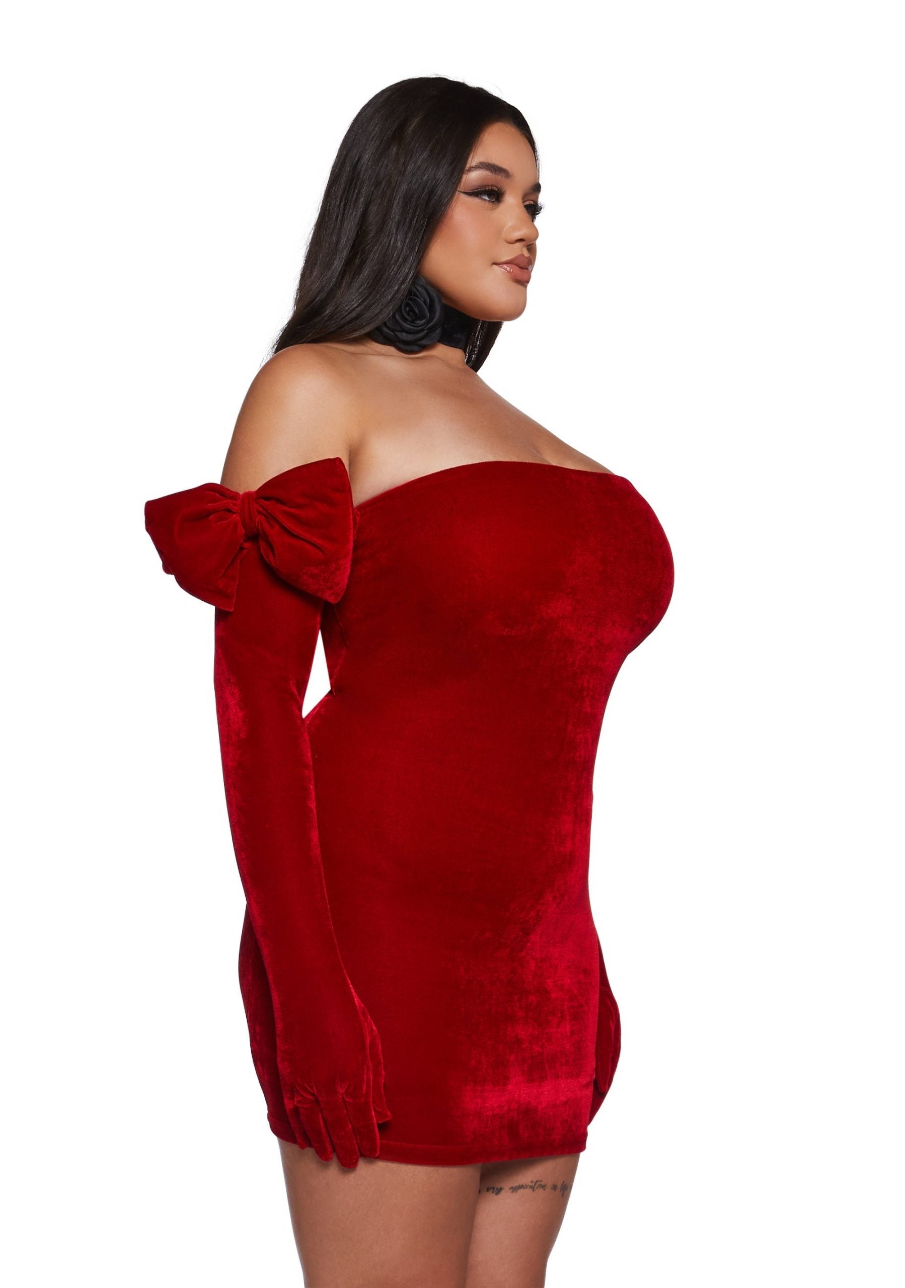 Pretty Perfection Mini Dress Set – Red