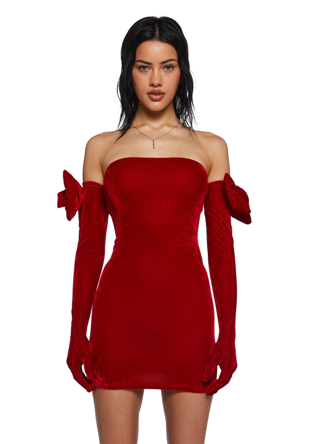 Pretty Perfection Mini Dress Set – Red