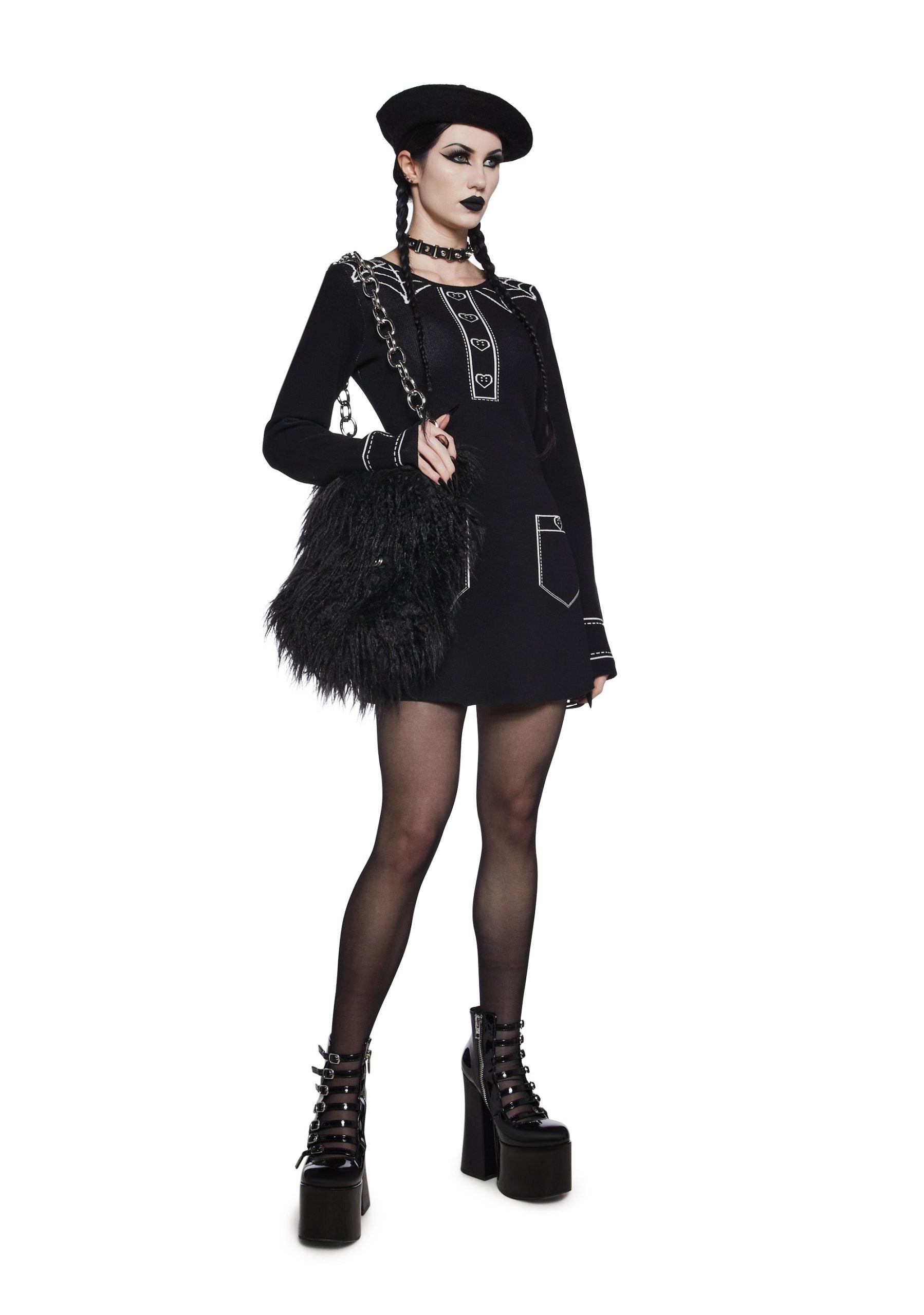 Goth Party Doll Mini Dress