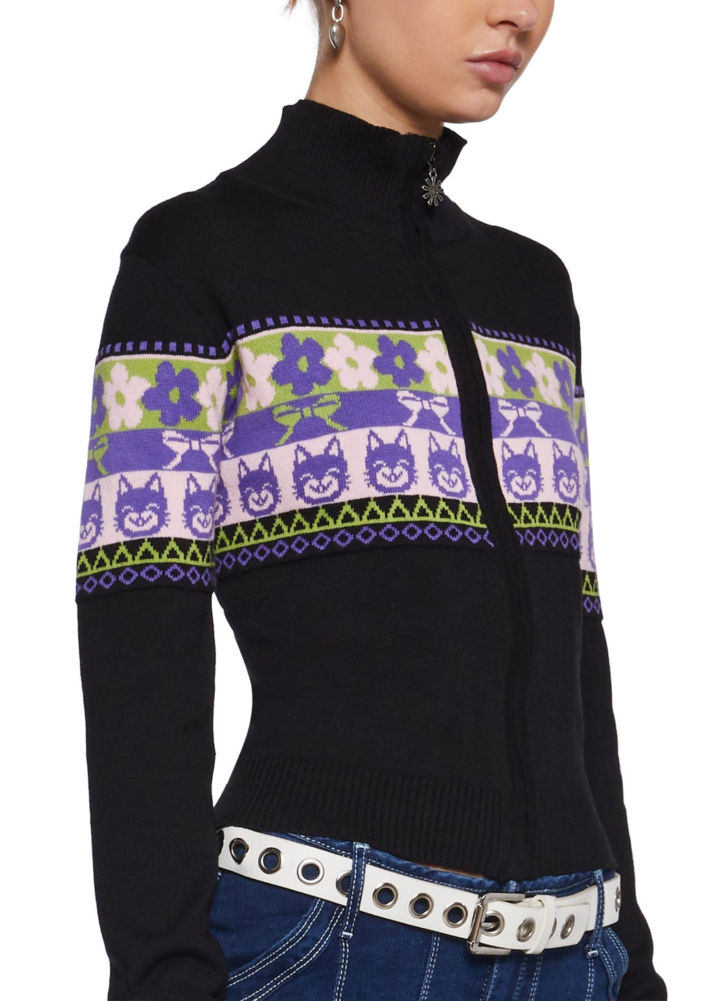 Ultimate Throwback Zip-Up Sweater – Fairisle