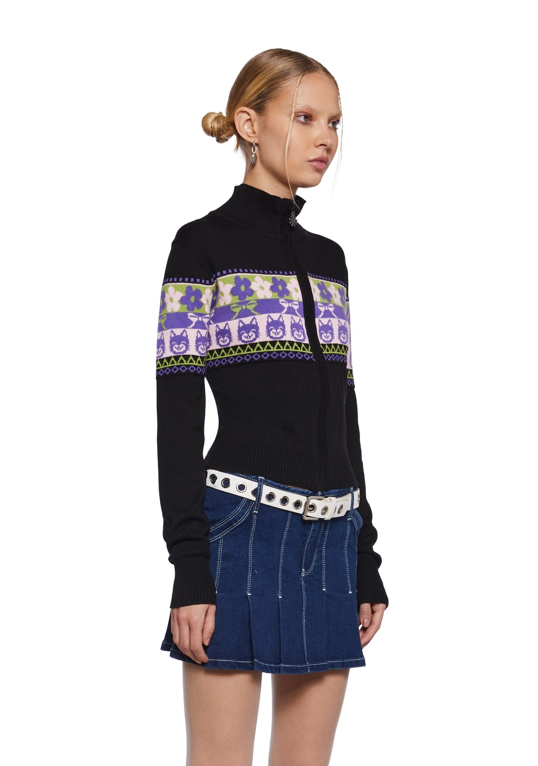 Ultimate Throwback Zip-Up Sweater – Fairisle