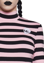Never Meant To Be Mock Neck Top – Pink