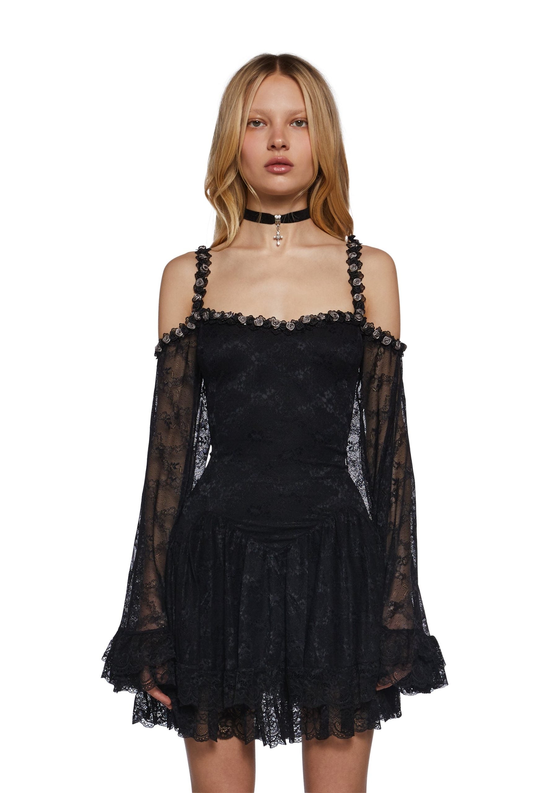 Formally Yours Mini Dress – Black