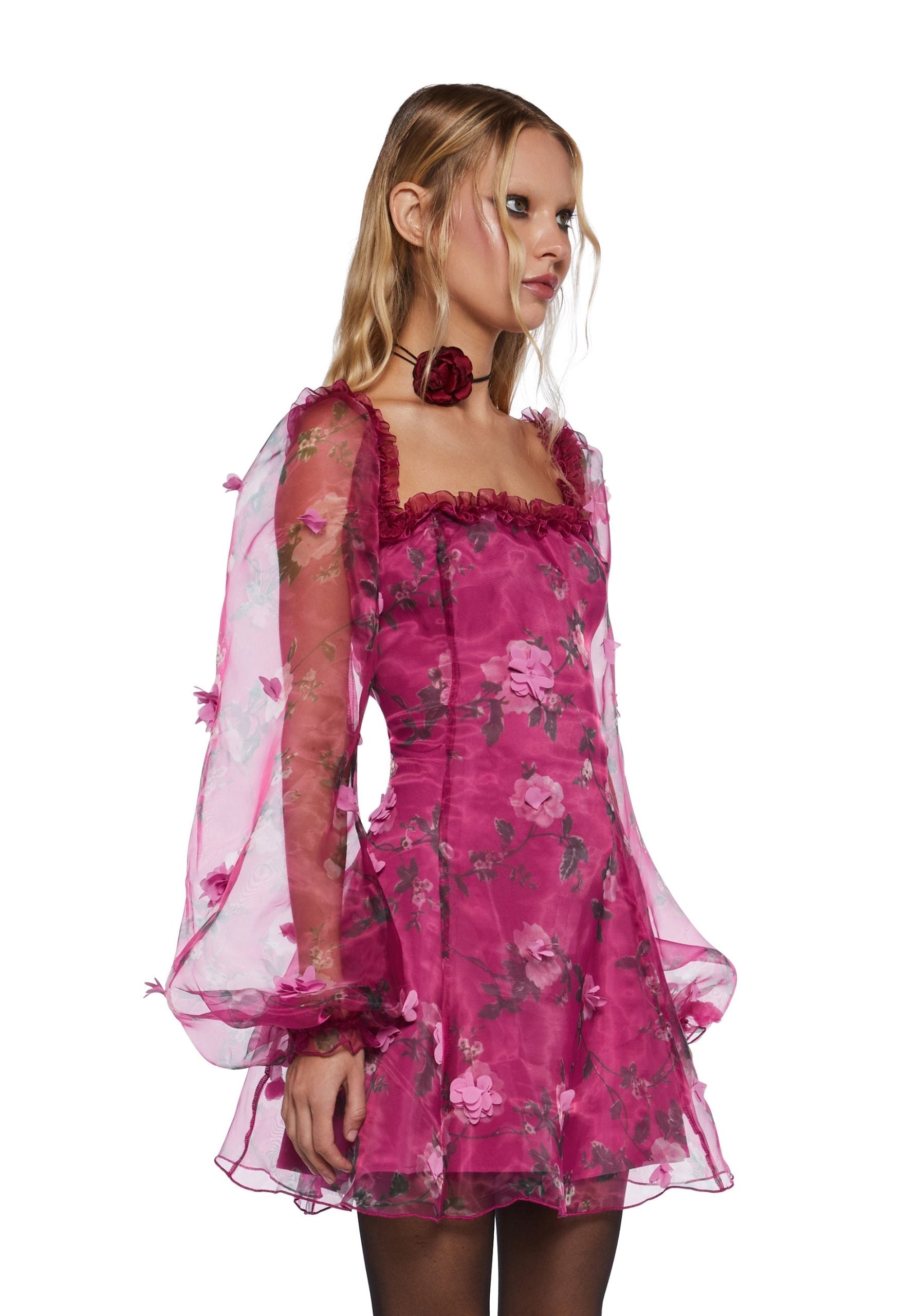 Multiple Proposals Mini Dress – Dark Pink