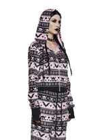 Deck The Skulls Zip-Up Hoodie