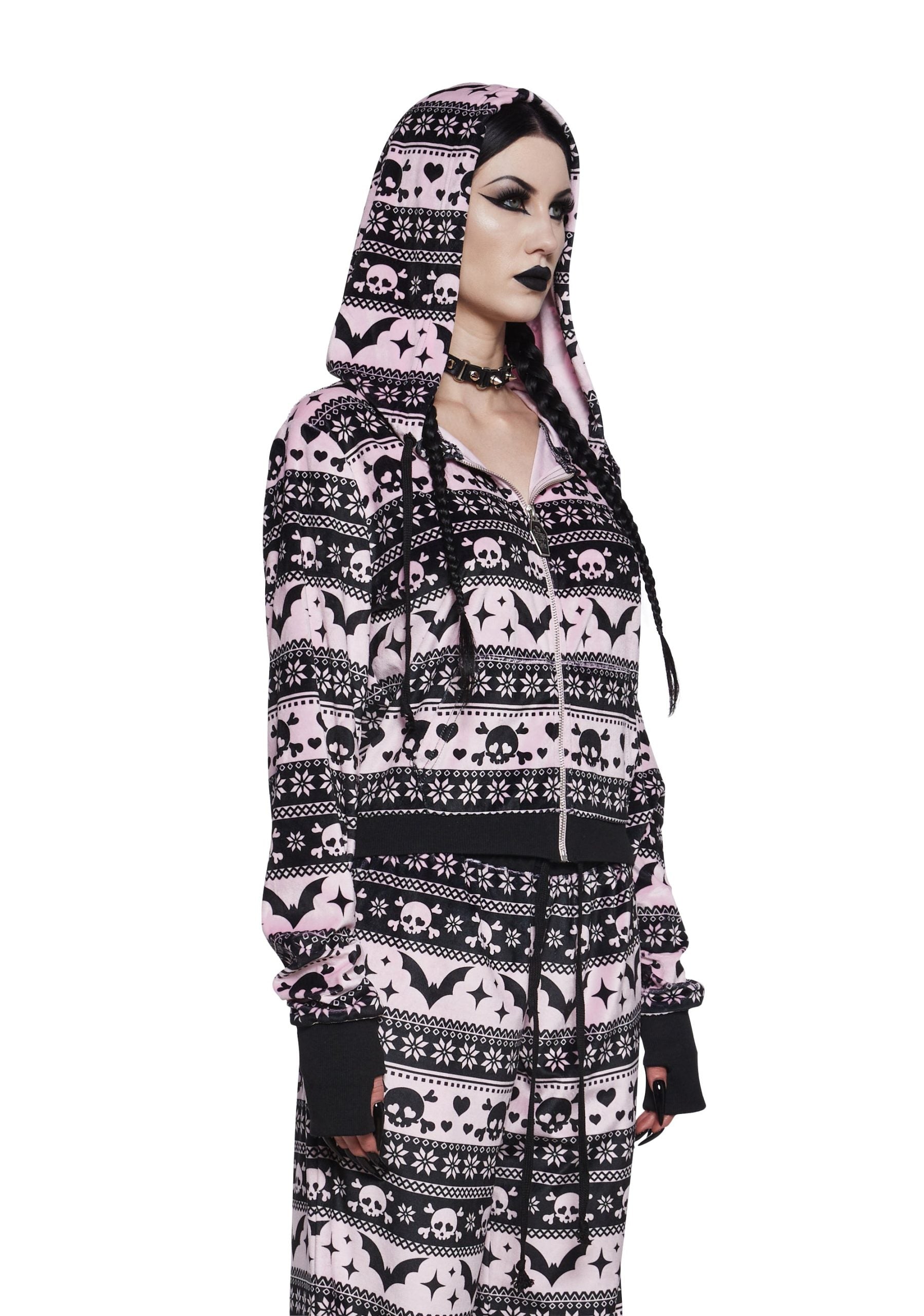 Deck The Skulls Zip-Up Hoodie