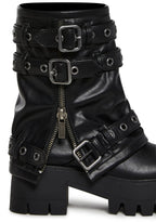 Warp Combat Boots – Black