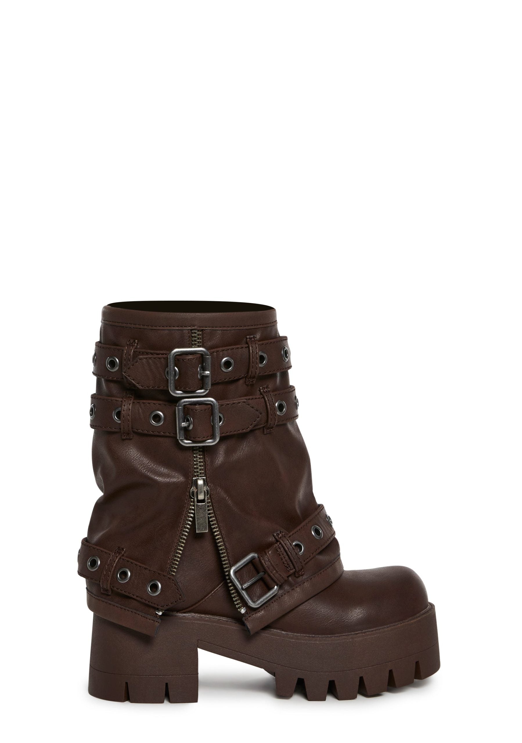 Warp Combat Boots – Brown