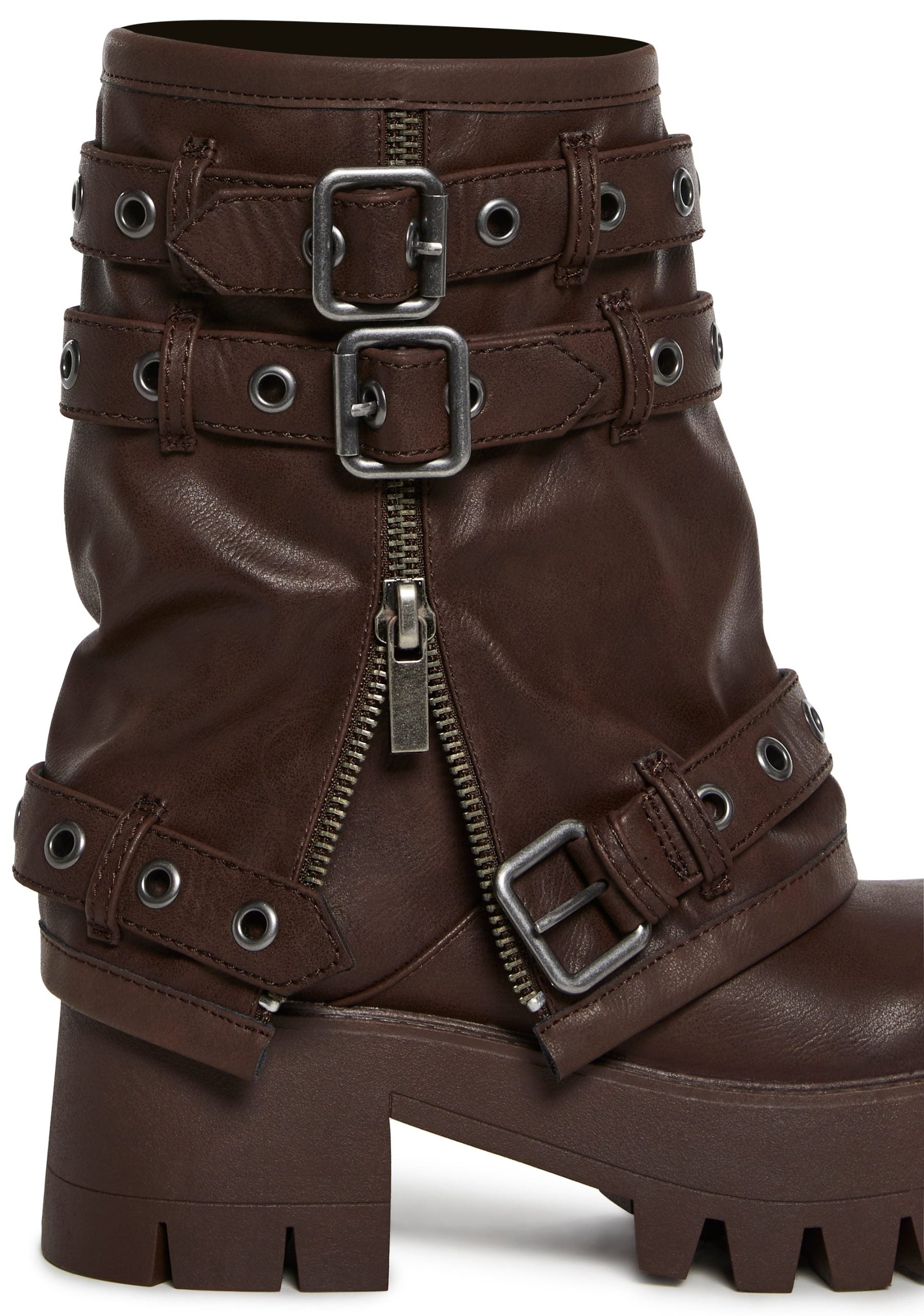 Warp Combat Boots – Brown