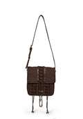 Warp Lace-Up Messenger Bag