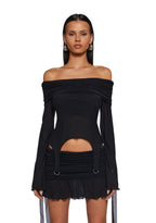 Never Underestimate Off The Shoulder Top