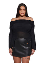 Never Underestimate Off The Shoulder Top