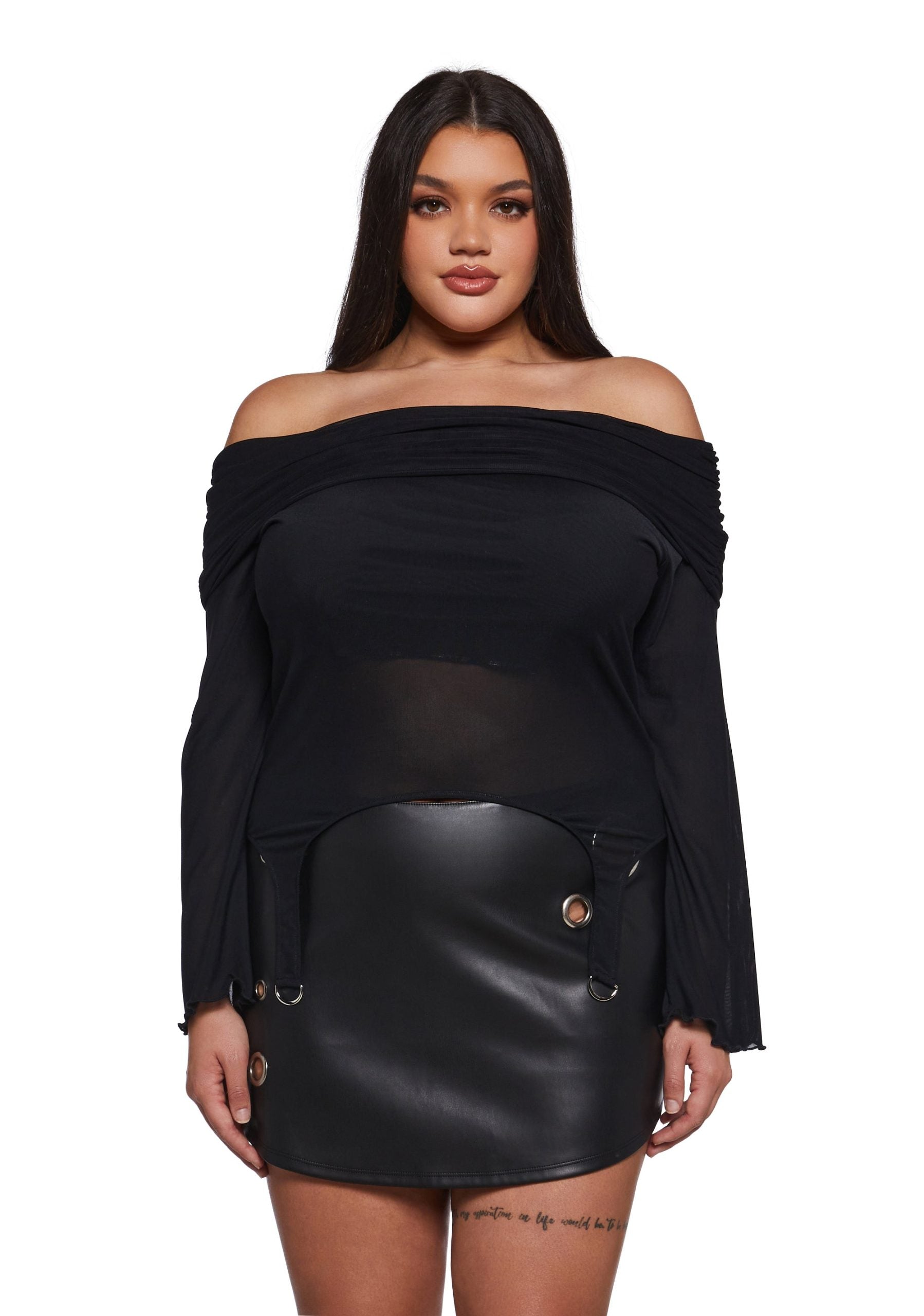Never Underestimate Off The Shoulder Top