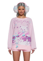 Paws And Surprises Intarsia Sweater