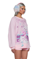 Paws And Surprises Intarsia Sweater
