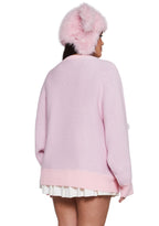 Paws And Surprises Intarsia Sweater