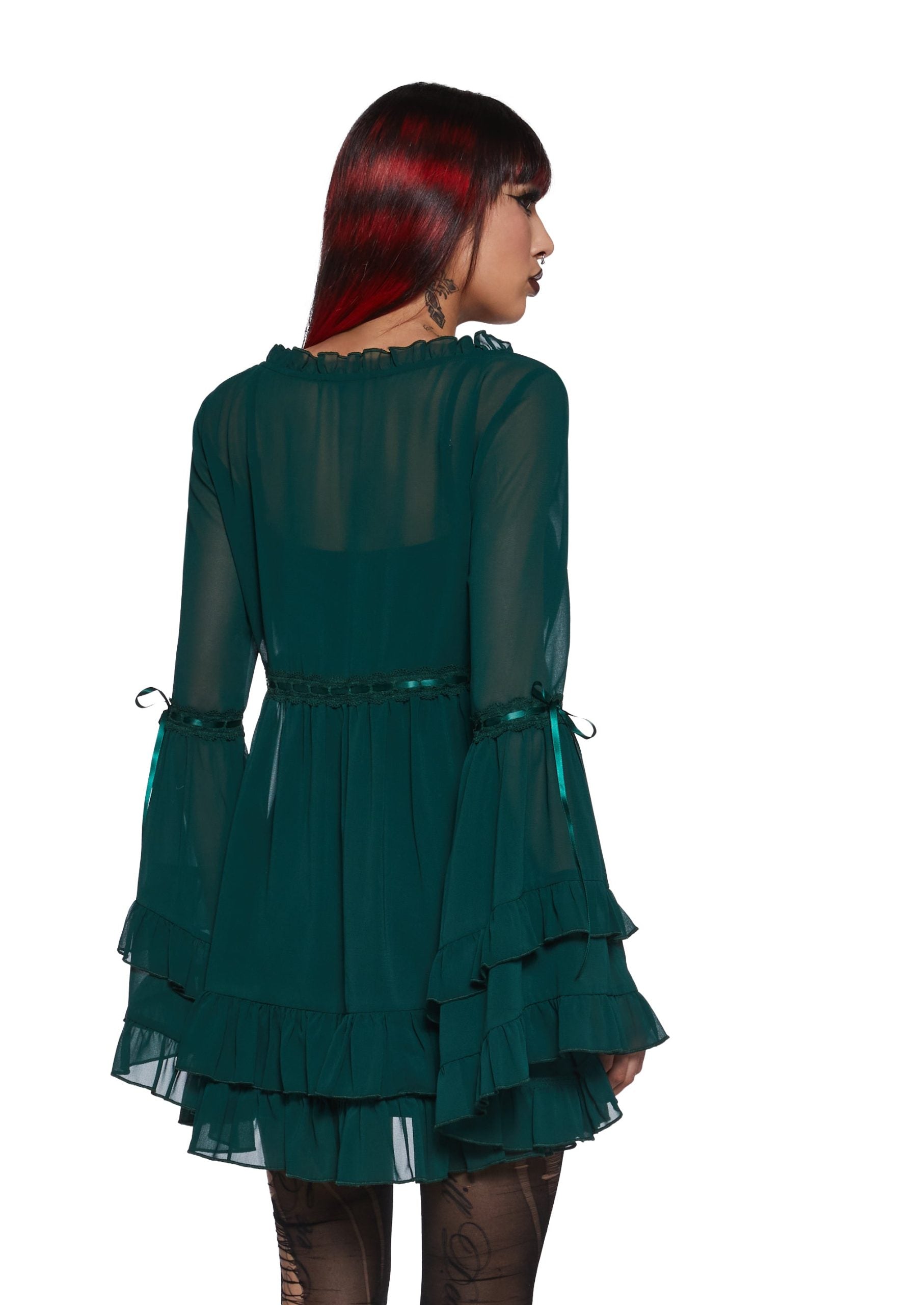 Real Divinity Mini Dress – Green