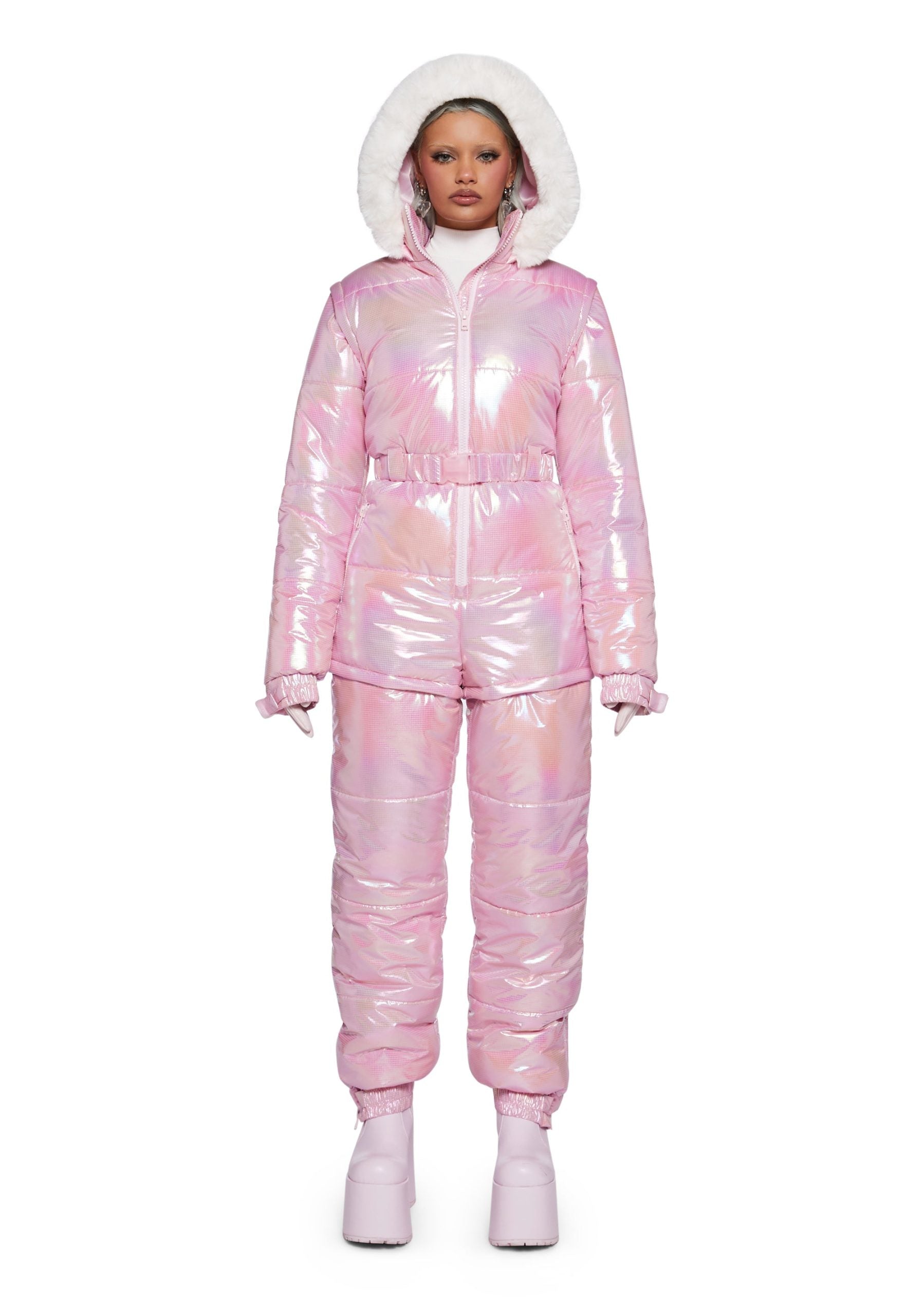 Frosted Glow Iridescent Snowsuit