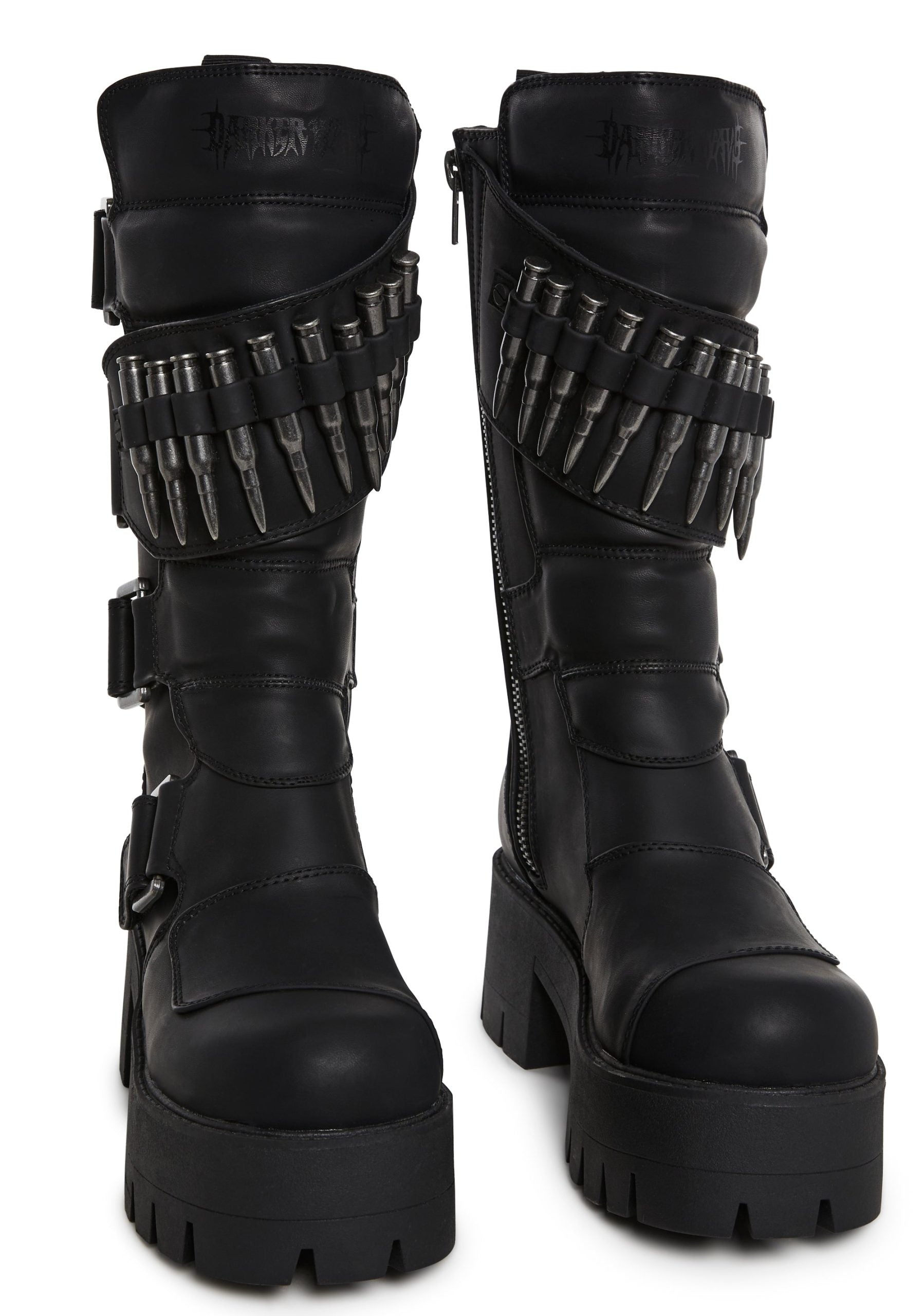 Warp Bullet Combat Boots – Black