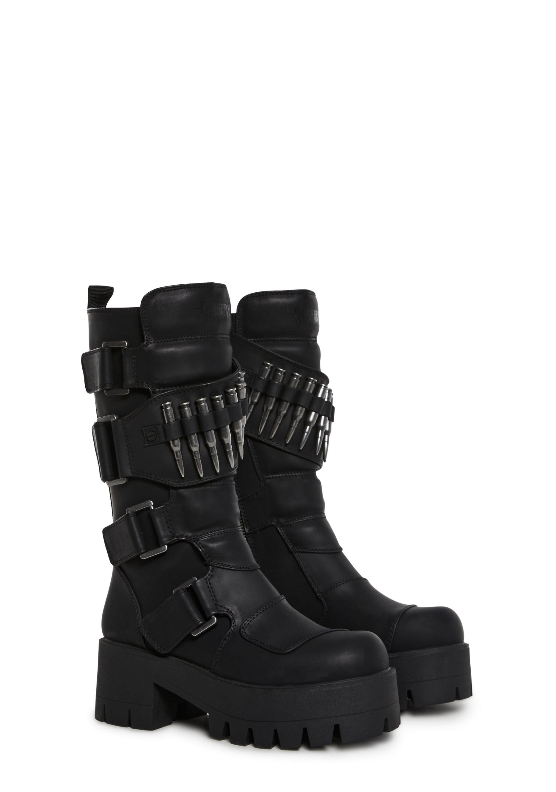 Warp Bullet Combat Boots – Black