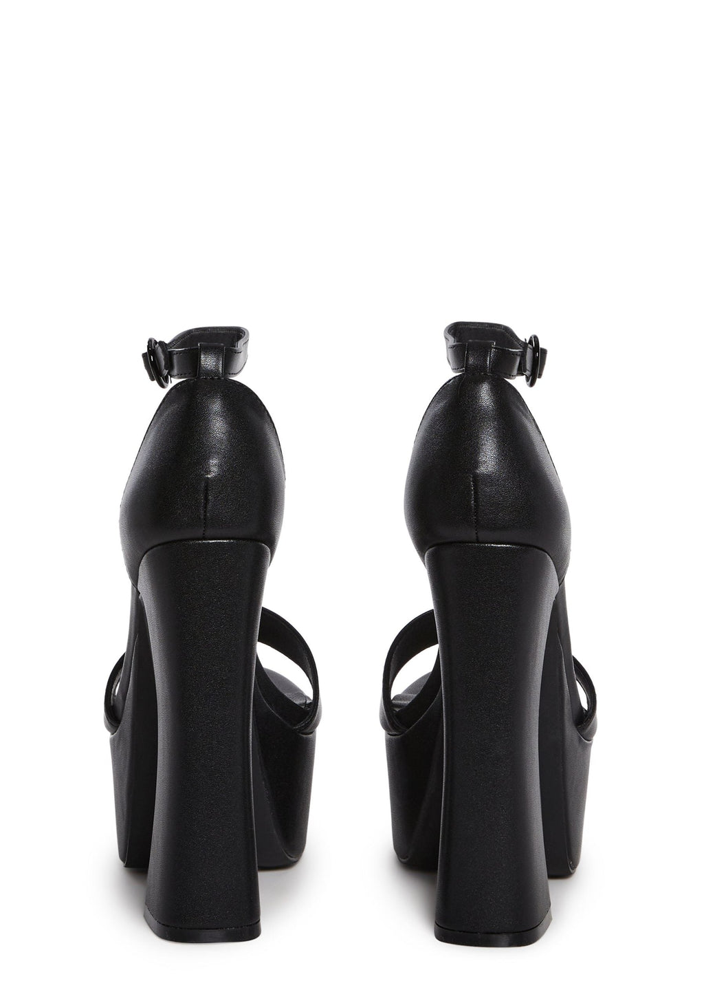 Holy Revelation Pure Platform Heels – Black