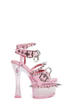 Romantic Misfit Platform Heels – Pink