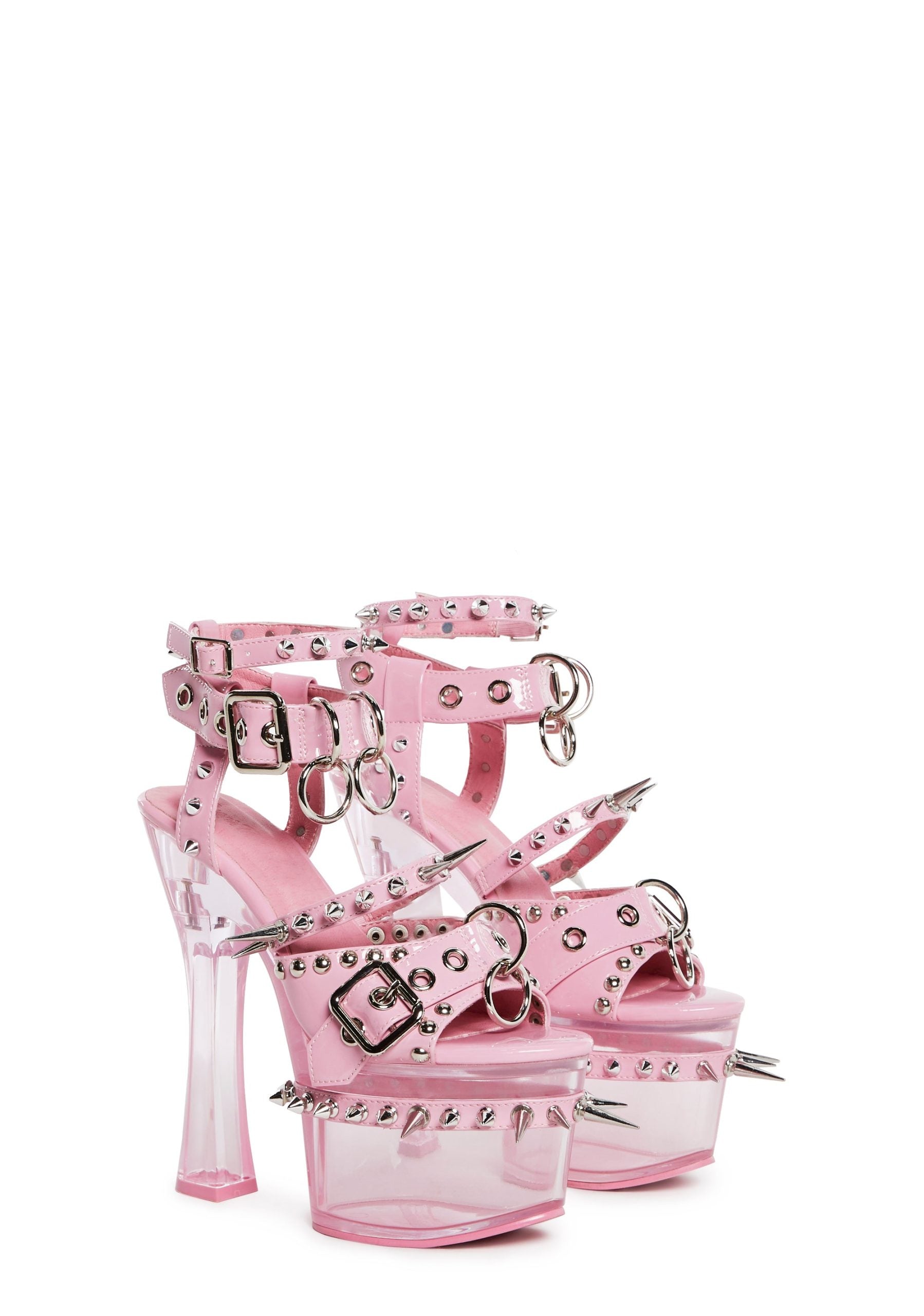 Romantic Misfit Platform Heels – Pink