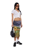 Double Rainbow Mind Mesh Skirt