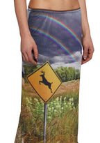 Double Rainbow Mind Mesh Skirt