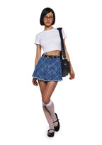 Sketchbook Smiles Mini Skirt