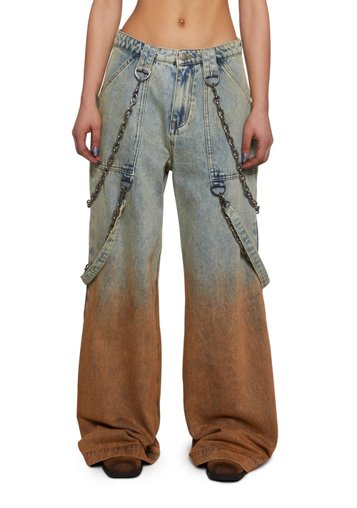 Angry Texts Denim Jeans