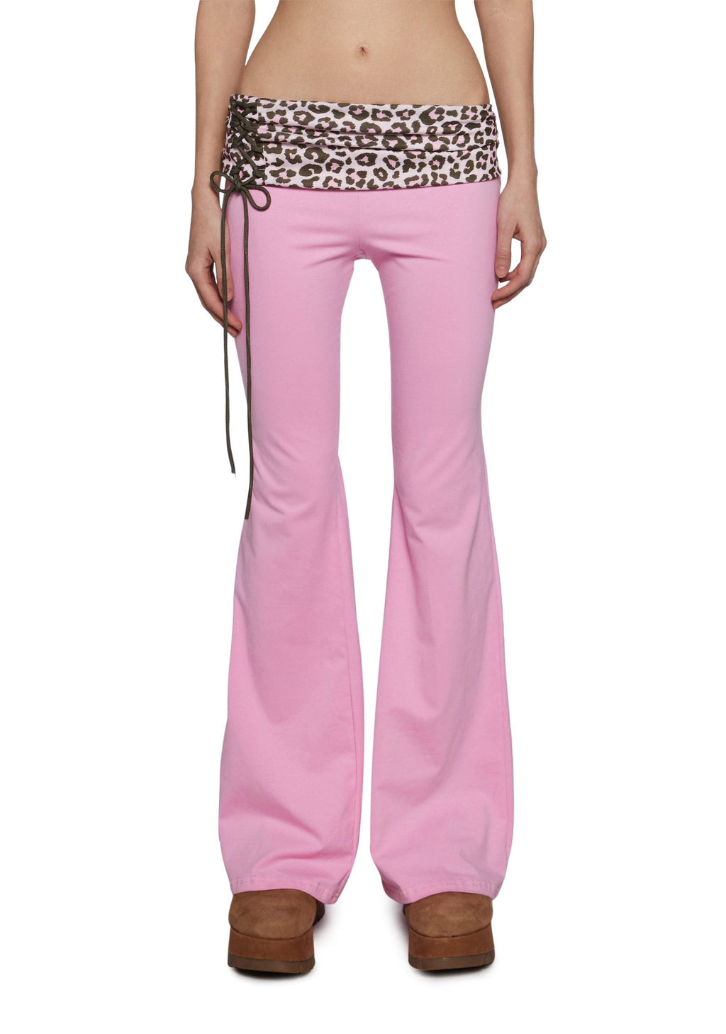 Hot Crush Knit Pants – Pink