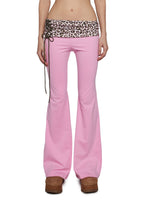 Hot Crush Knit Pants – Pink
