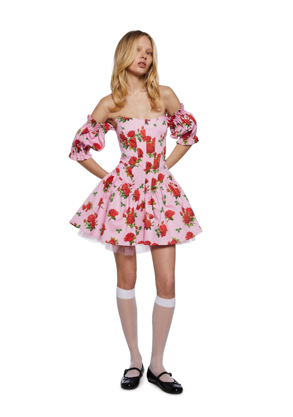 Holding Court Corset Dress – Pink