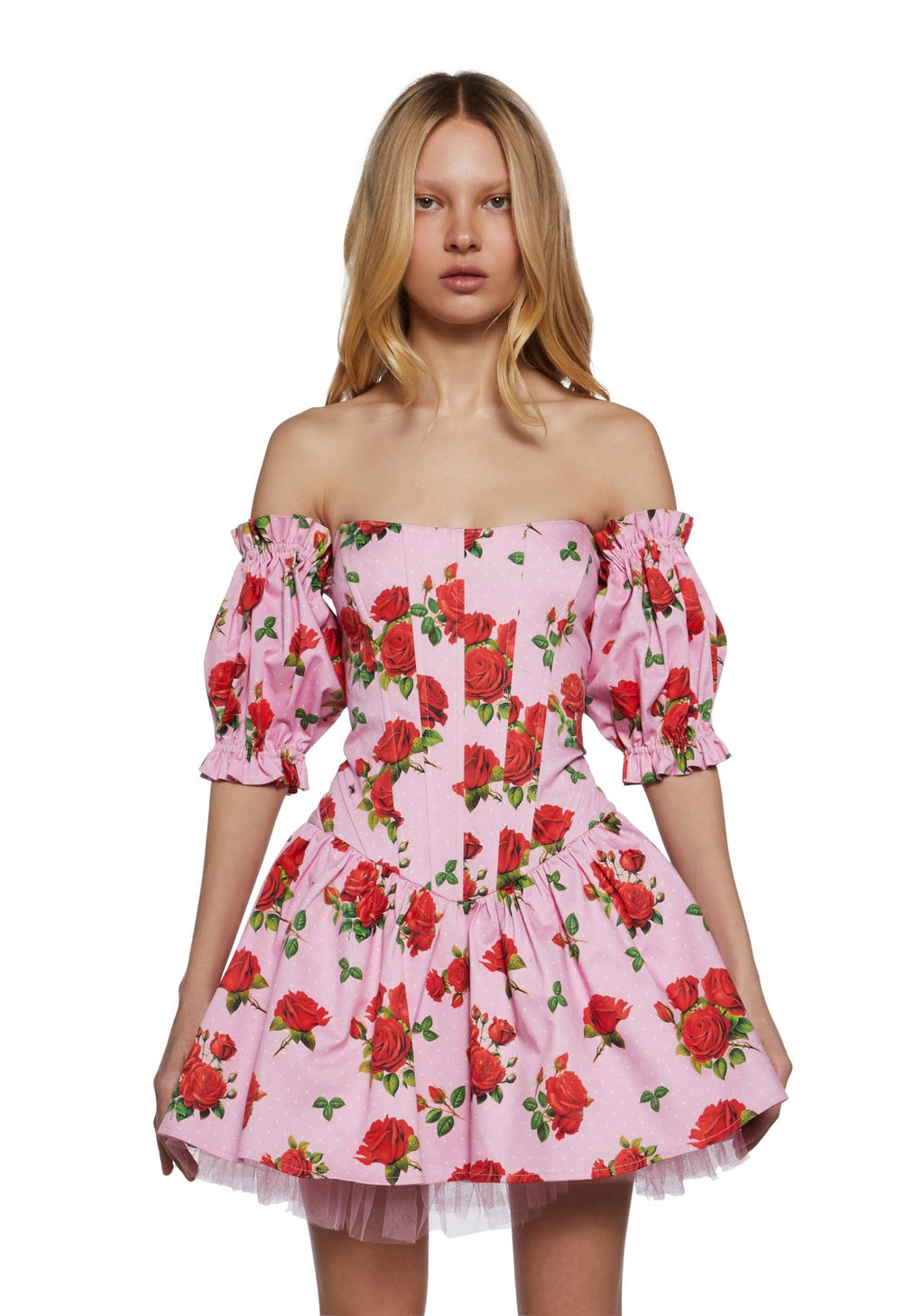 Holding Court Corset Dress – Pink
