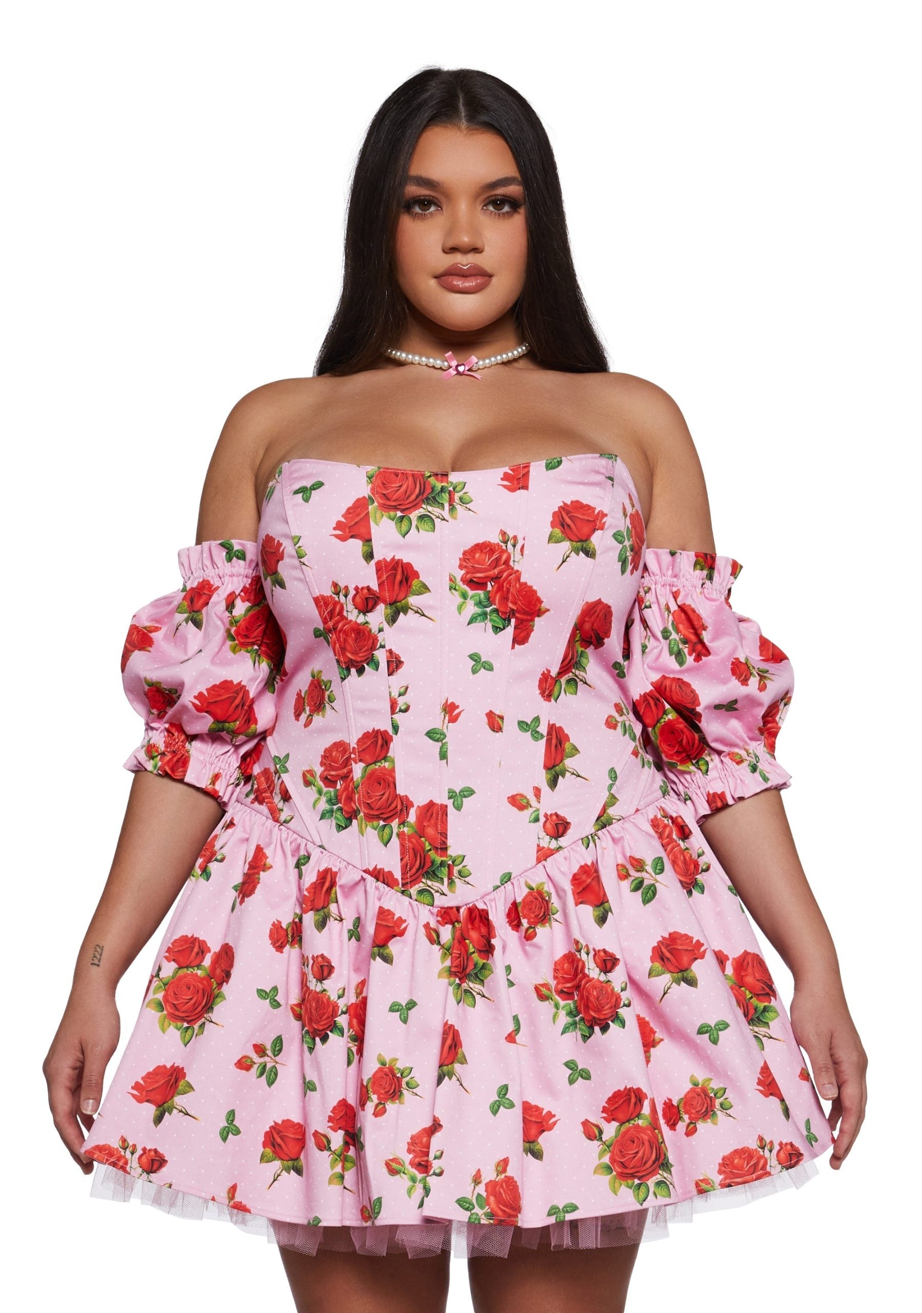 Holding Court Corset Dress – Pink