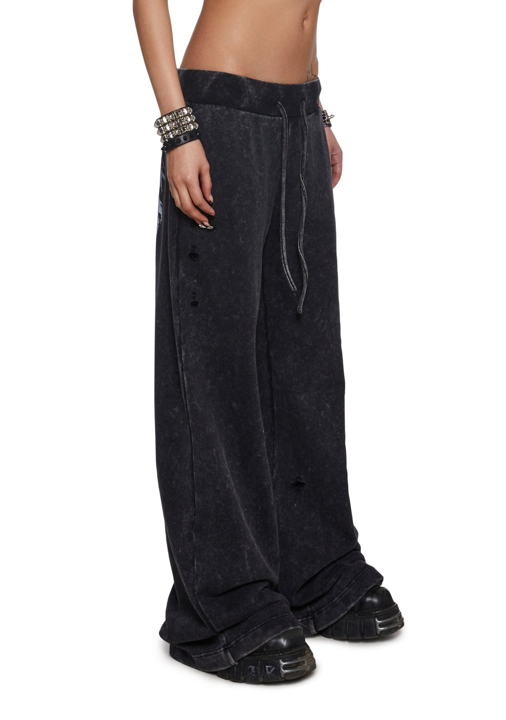 Death Rock Wide Leg Sweatpants