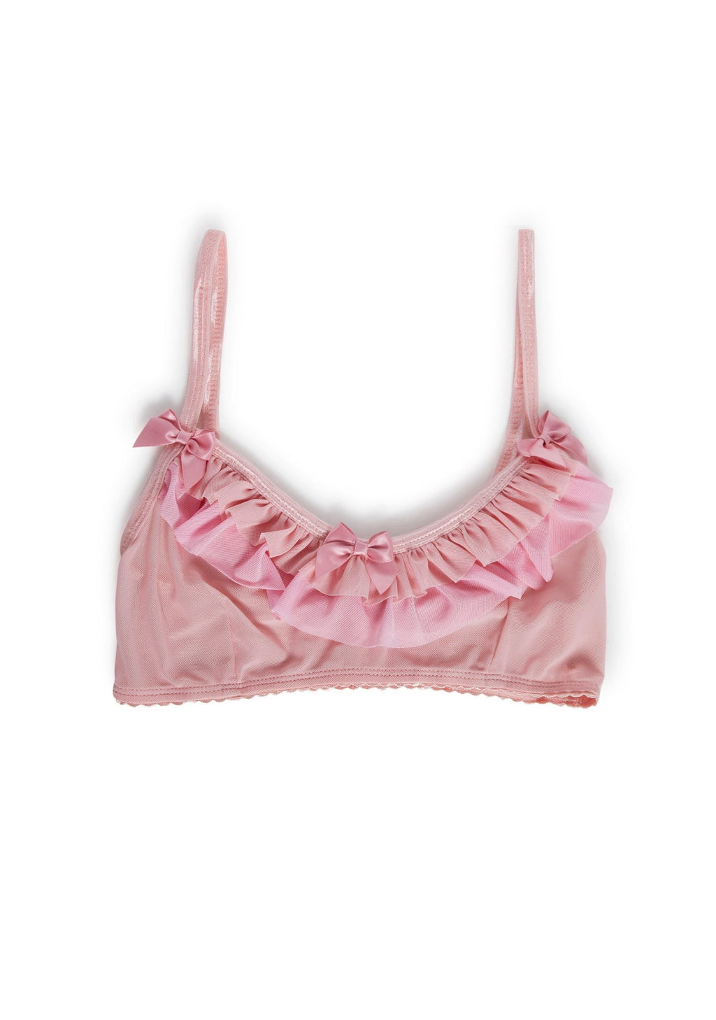 Love Strings Ruffled Bra