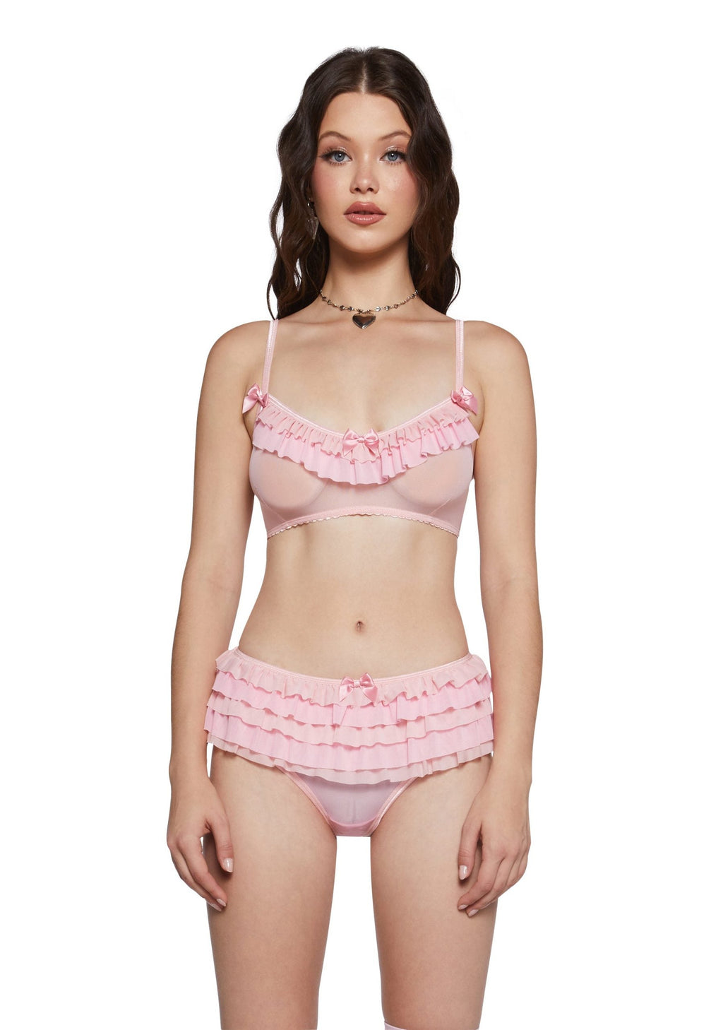 Love Strings Ruffled Bra