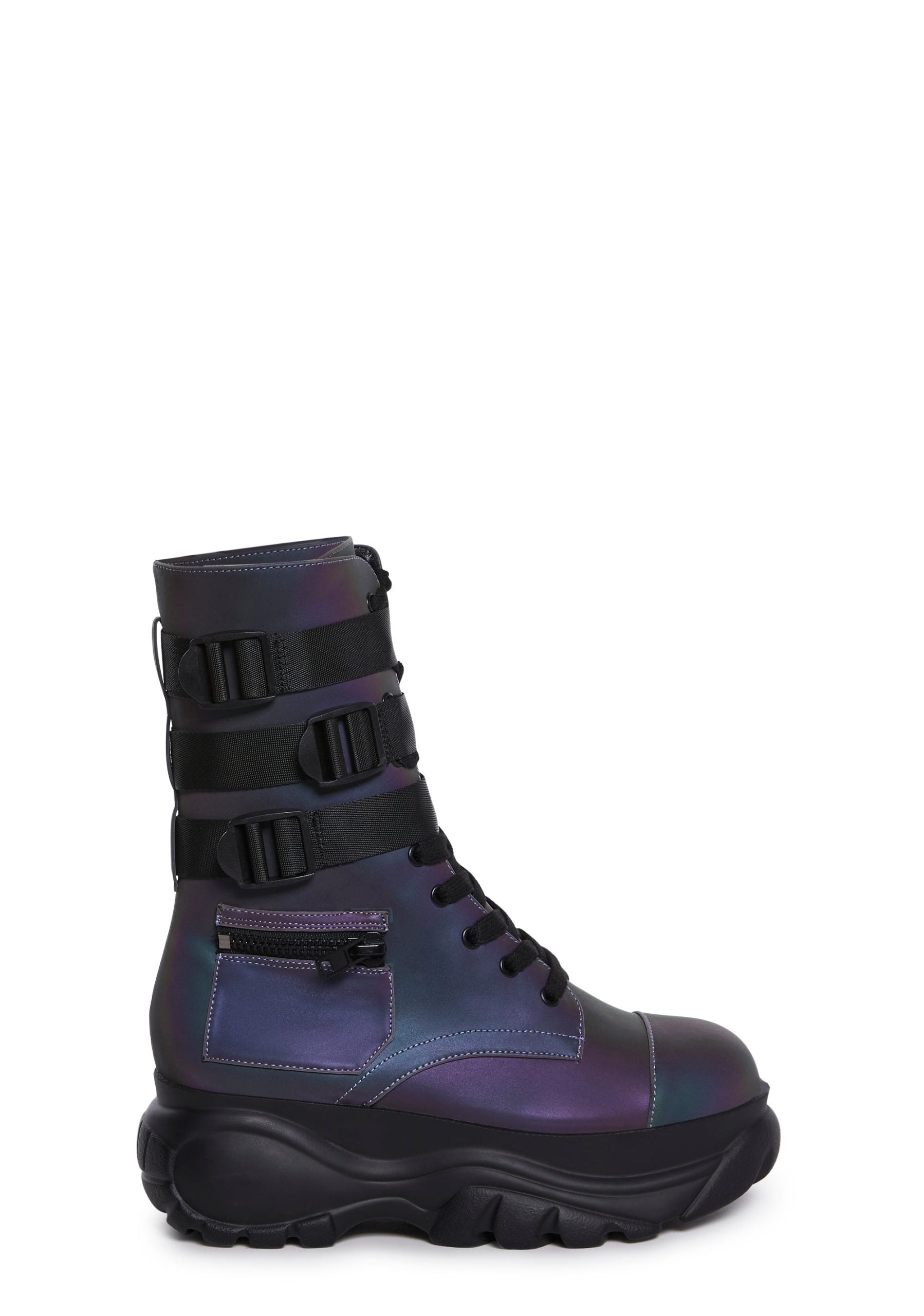 Mad Hustle Pocket Combat Boots – Reflective